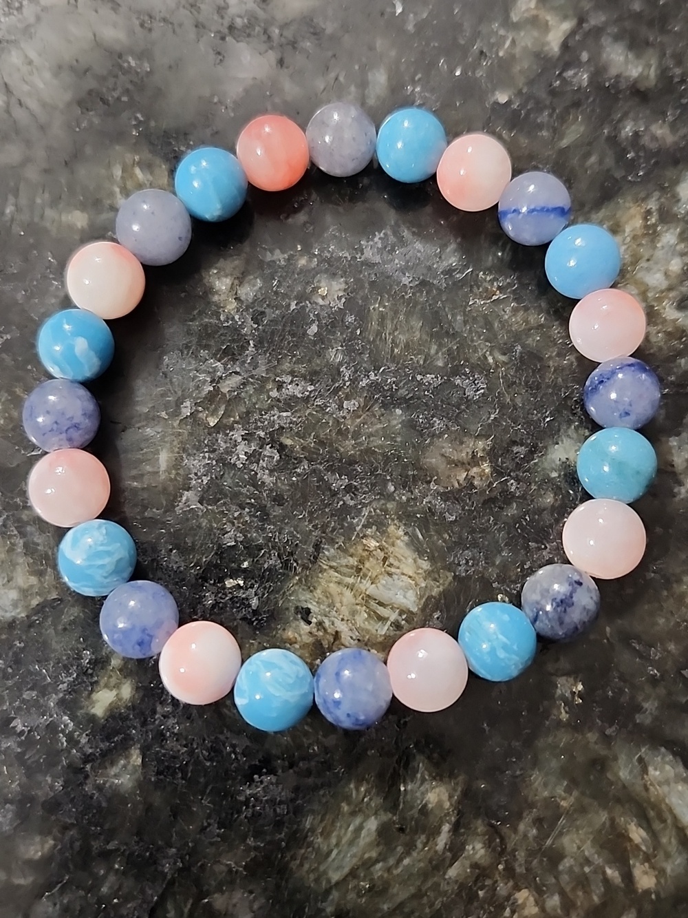 Handmade Multicolor Semi Precious Beaded Bracelet
